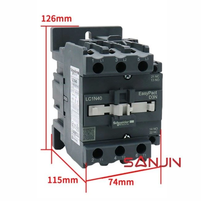 Schneider elevator contactor LC1N40